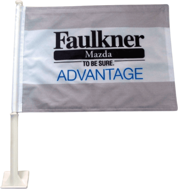 custom printed premium car flag